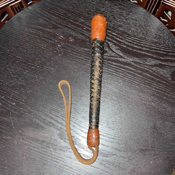 Vintage 1930’s Braided Leather Billy Club. RARE FIND - Picture 3 of 5